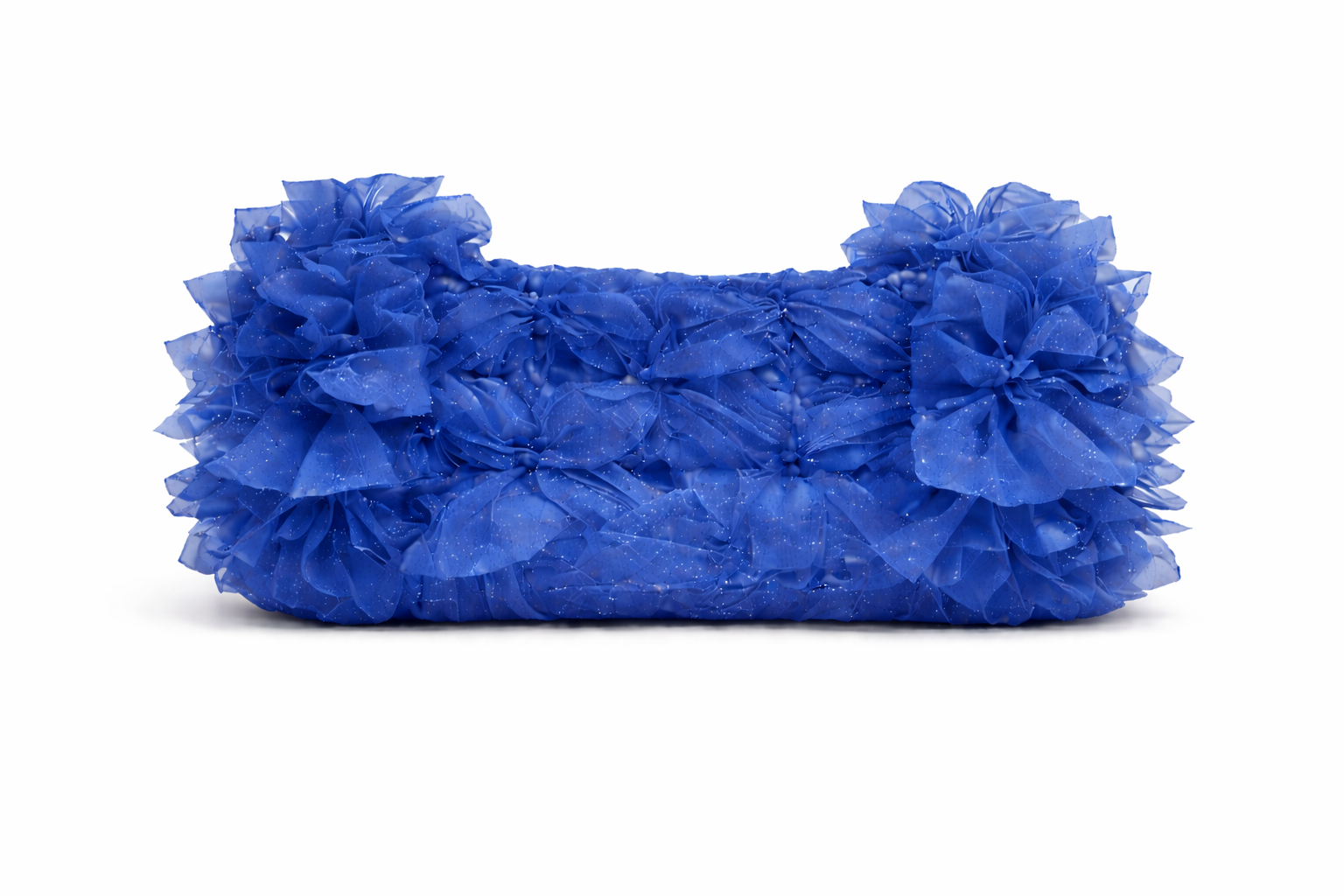 Clutch joya artesanal por encargo azulón