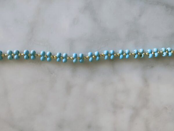 choker turquesa