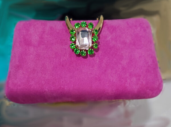 Bolso clutch rosa