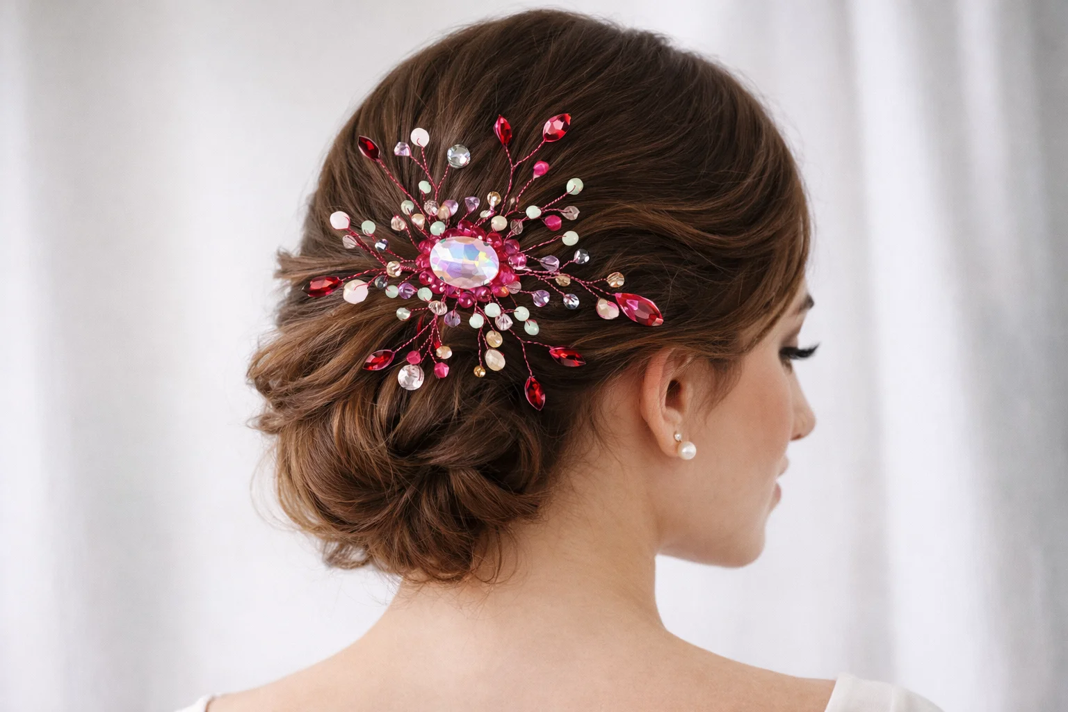 peineta de fiesta con pedreria