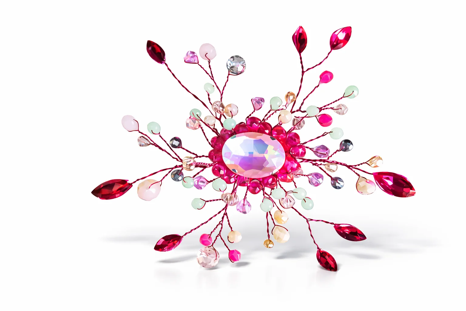 peineta de fiesta con pedreria