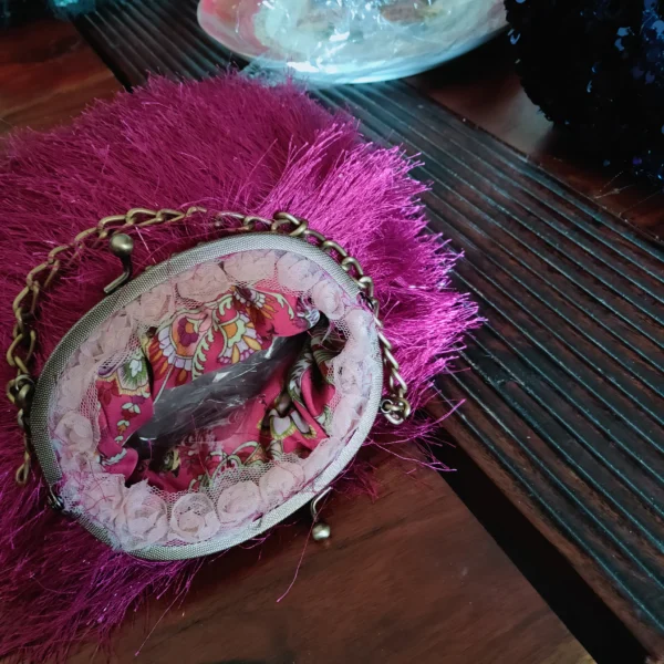 bolso bombonera fucsia