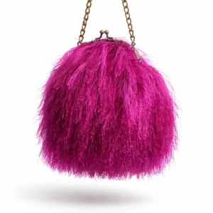 bolso bombonera fucsia