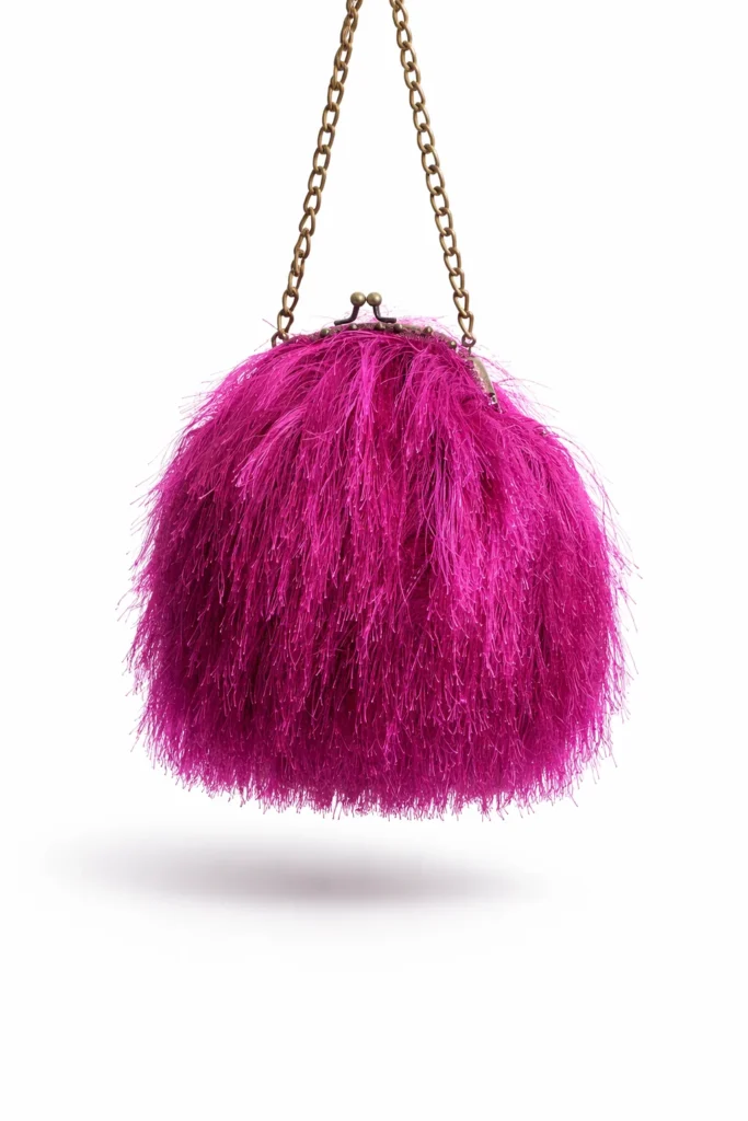 bolso bombonera fucsia
