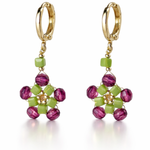 Aros pequeños con turmlinas