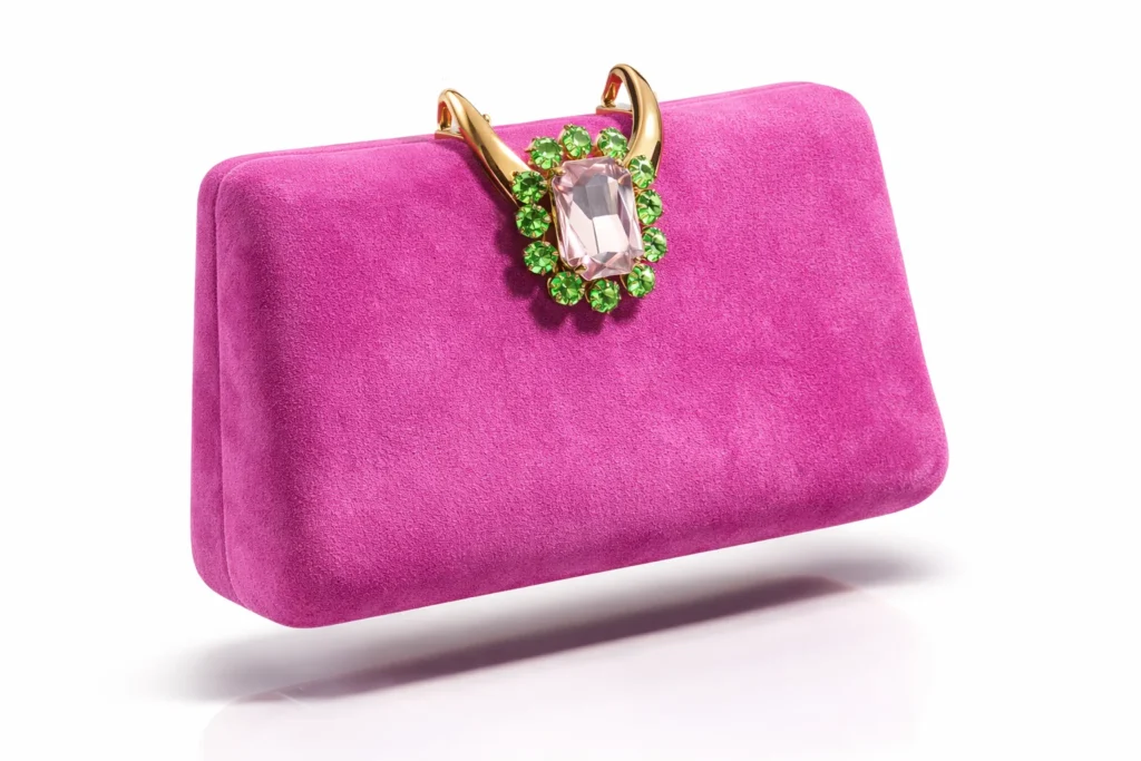 Bolso clutch rosa